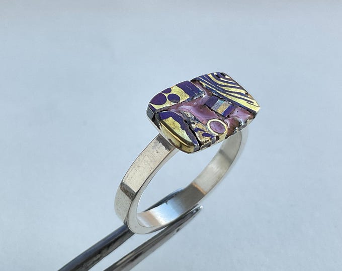 Enamel ring size Q