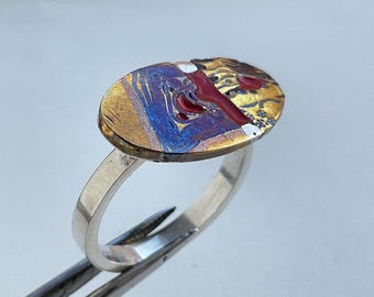 Enamel ring size R