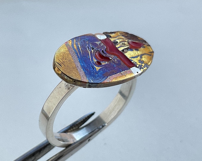 Enamel ring size R