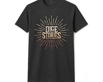 Tärningar berättar historier Starburst T-shirt - Grafitgrå