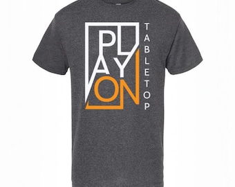 Classic Play On T-Shirt - Dark Heather Grey