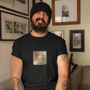Twin Tigers Sak Yant Shirt | Minimalist Thai Tattoo Tee | Spiritual Protection | Martial Arts Apparel | Fearless Warrior Art