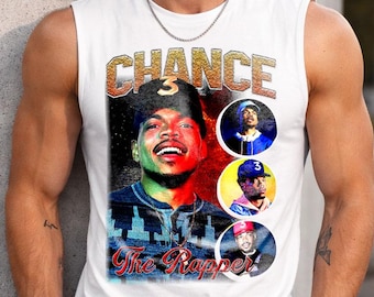 Chance The Rapper Bootleg Tank Top | Chance The Rapper Shirt, Rap Streetwear, Street Fan Muscle Shirt
