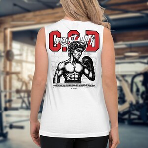 GOD Mentality Boxing Tank Top – Gym Motivation Muscle Shirt – Fighter Fitness Workout Sleeveless Tee