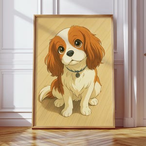 Retrato de perro de dibujos animados personalizado, pintura de Studio Ghibli, regalo para dueños de mascotas, regalo conmemorativo para mascotas, perro estilo anime, listo digitalmente en 24 horas.