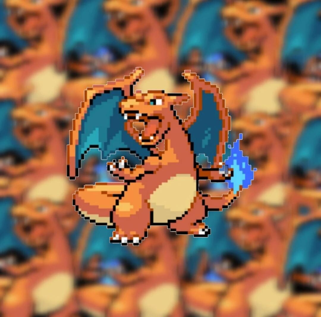 Charizard Pixel Pokemon Sticker - Etsy