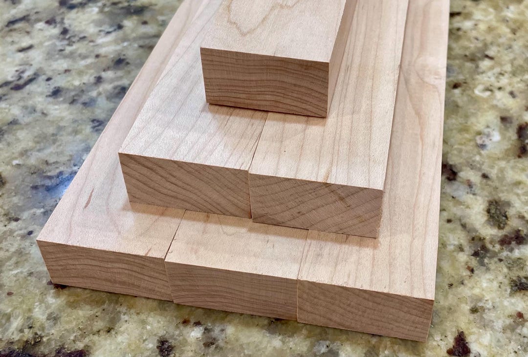 Wooden Rips 12pk Hard Maple Wood Strips for Cutting Boards, Crafts - Etsy