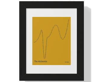 The Shape of The Alchemist – Santiago&#39;s Journey | 8x10 Print or Framed Art