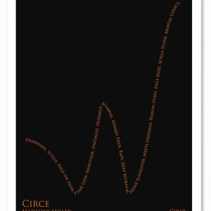 The Shape of Circe Art Print | Madeline Miller | Literary Wall Art | Bibliophile Gift | 11x14 image 7