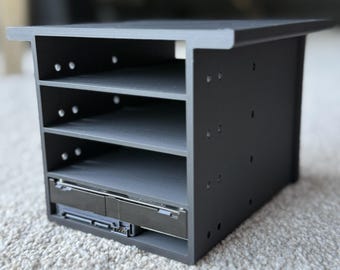 Under Desk Hard Drive Storage