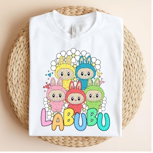 Labubu Png Svg for T Shirt, Kawaii Monsters Doll Cliparts, Labubu Character Design Instant Download, Labubu Cut Files Sublimation Svg Design