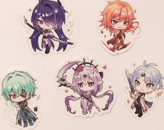 Honkai Sternschiene HSR | Castorice, Mydei, Phainon, Anaxa, Acheron Aufkleber | Vinyl-Aufkleber