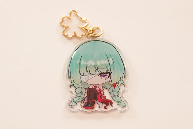 Shorekeeper Keychain Wuthering Waves WUWA Keychains | Phoebe, Shorekeeper, Carlotta, Changli ...