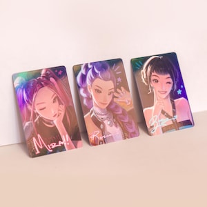 Kpop Demon Hunters HUNTRIX Photocards | Rumi, Zoey, Mira • Pocas
