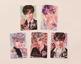 Love and Deepspace LADS Photocards | Rafayel, Zayne, Xavier, Sylus, Caleb • Pocas
