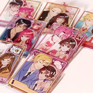 Shoujo Romance Anime Couples 3" Porte-clés : | SuzuTani, RintarKaoru, ShimaMitsu, YonaHak, TamonUta, TomoNana, TamaHaru