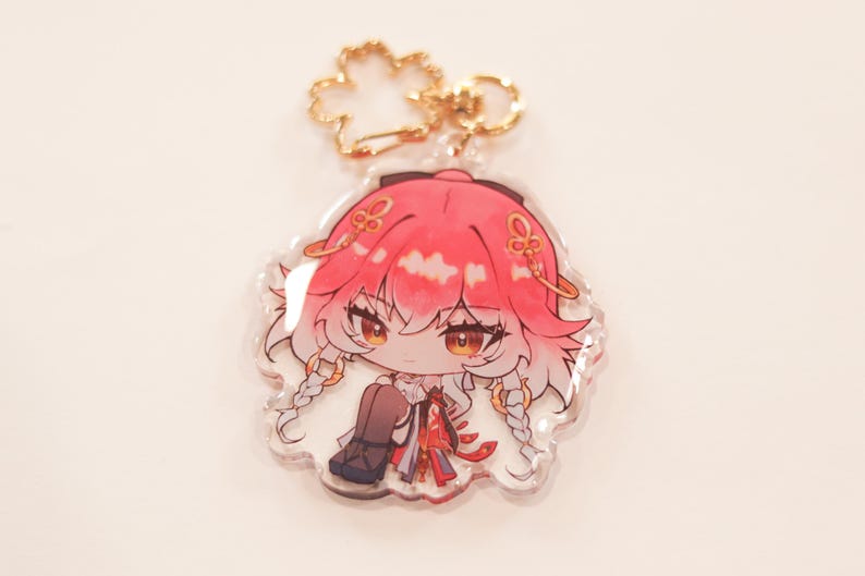 Shorekeeper Keychain Wuthering Waves WUWA Keychains | Phoebe, Shorekeeper, Carlotta, Changli ...