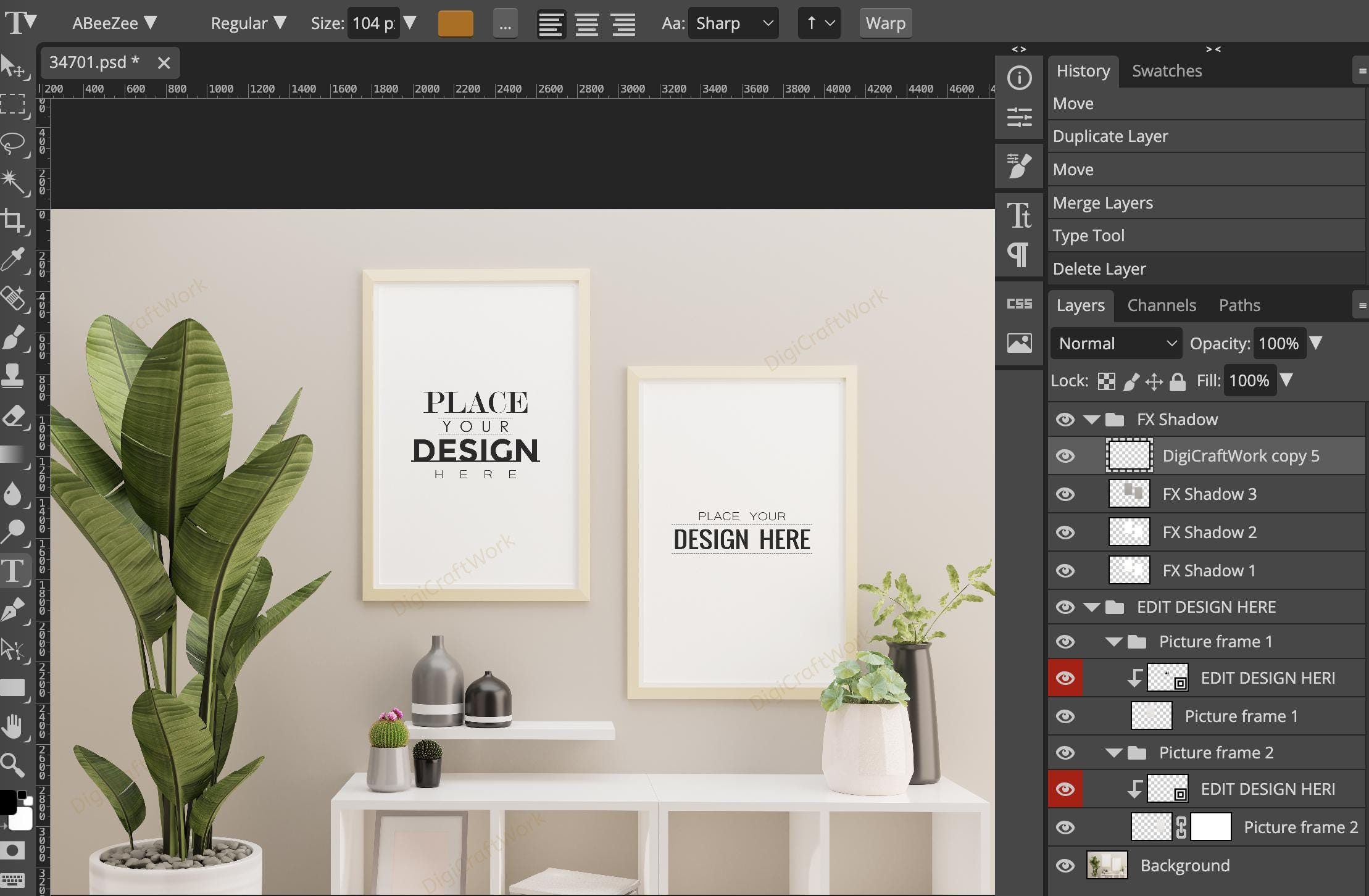 Frame Fresh Editable Psd File, Photoshop Frame File, Edit Frames, Fresh ...