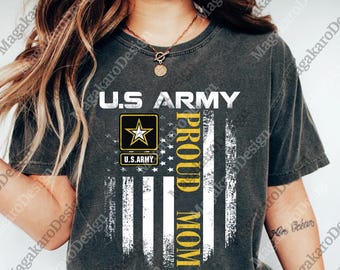 Vintage U.S. Army Mom png, Proud Army Mom Digital, Military Mom png, Proud Army Family png, Soldier Mom png, Family Member