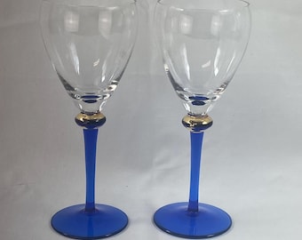 Vintage Set of 2 Sherry Wine Glasses