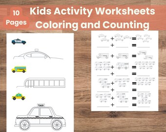Schede di disegno e conteggio per la scuola dell'infanzia: un'attività matematica divertente (download in PDF)