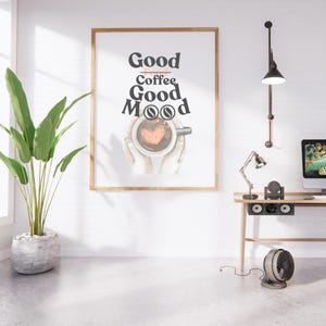 home decor, wall decor, wall art print, digital download, Coffee Bar Digital Print - Kitchen Cafe Decor - Coffee Lover Gift - coffee poster