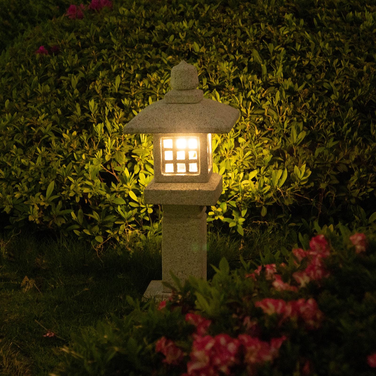 Japanese Stone Pagoda Lantern Zen Garden Decor H25xw10in Etsy — free download