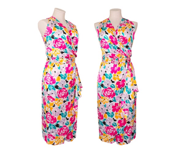 Vintage 1980's Deadstock Halston III Floral Print