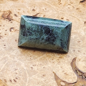 Washington Jade "Blue Nebula Pillow" Designer Cabochon