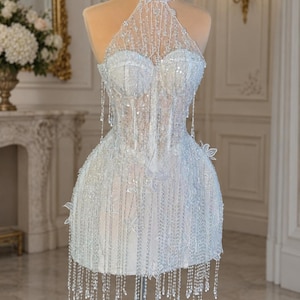 white and gold bachelorette dress Sparkly KP_HOCO