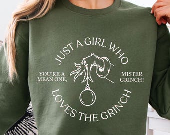 Minimalist Mister Shirt, Simple Text SVG, Men’s Funny Name Tee, Mister Typography T-Shirt, Tee Gift for Him, Just a girl who love Grinch Png