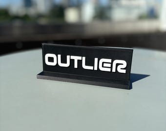 Suporte personalizado impresso em 3D para nome da empresa | Exibição de logotipo personalizada para mesas e vitrines | Solução de branding para pequenas empresas