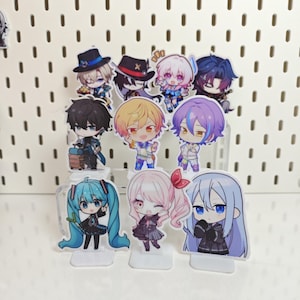Honkai Star Rail And Project Sekai Acrylic Mini Figure Standee, Acrylic Stands Figure, Standee, Desk Stand