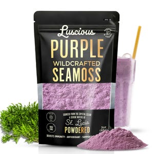 Paars zeemospoeder - Wildcrafted St. Lucia, 3 oz