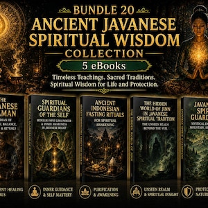 Bundle 20 :  Ancient Javanese Spiritual Wisdom Collection (5 eBooks)
