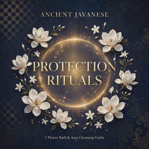 Rituales de protección javaneses antiguos / Baño de 7 flores, limpieza del aura y guía de protección del hogar - Libro espiritual javanés