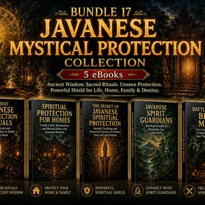 Bundle 17 :  Javanese Mystical Protection Collection (5 eBooks)