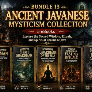 Bundle 13 :  Ancient Javanese Mysticism Collection ( 5 eBooks )