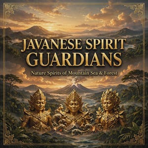 Livre des gardiens spirituels javanais | Guide des esprits de la nature des montagnes, des mers, des forêts, des vieux arbres et des gardiens ancestraux