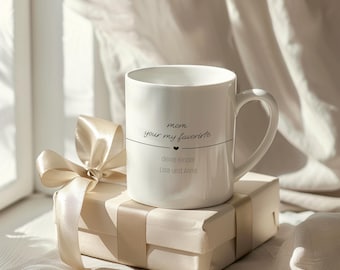 Personalisierte Tasse, Mom Tasse, Geschenk für Mama, Muttertags Geschenk, Keramik Tasse, Kaffeetasse, Teetasse