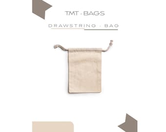 Organic Cotton Muslin Favor Bags 3x4 Inches: Eco-Friendly Double Drawstring Pouches, Perfect for Weddings, Parties, or Herbal storage