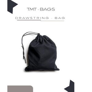 Black Cotton Muslin Bags 8x10 Inches: Reusable Drawstring Favor & Gift Pouches Perfect For Party favors, Jewelry, or Small Keepsakes