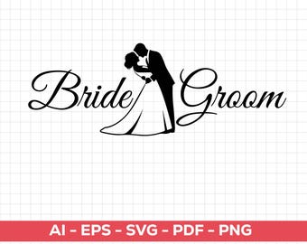 File SVG per sposi e festa di matrimonio (download digitale)