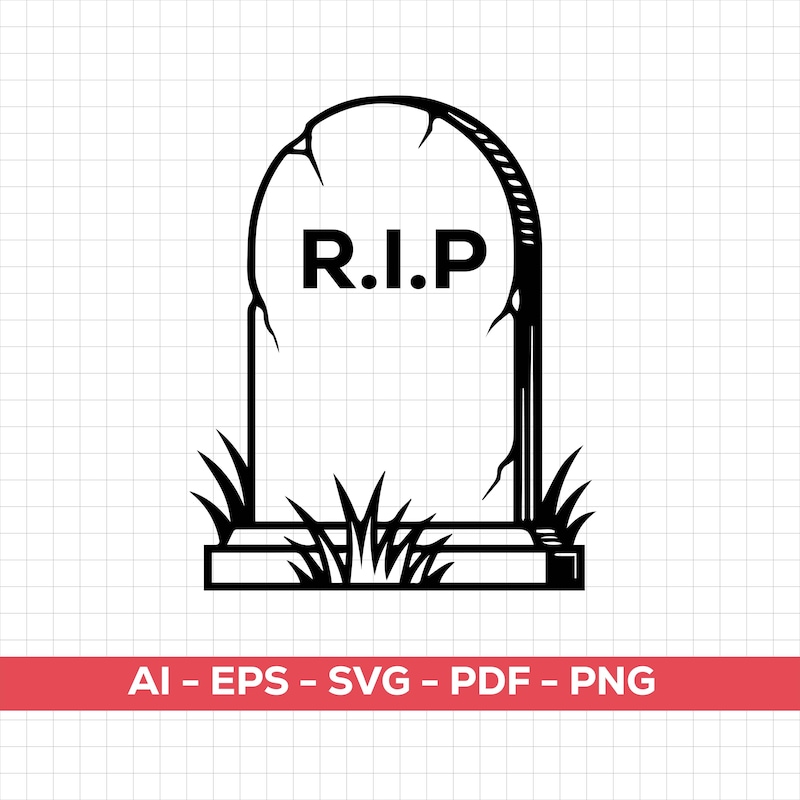 Printable Rip Headstone Rip Gravestone - Etsy