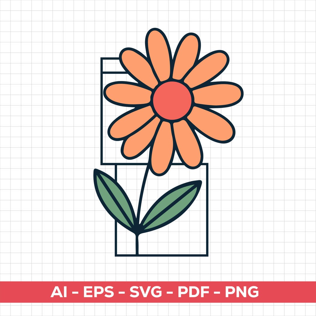 Flower Design Pattern SVG, PNG: Floral Petal Silhouette (digital ...