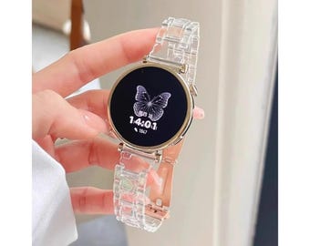 Clear Silicone Watch Band | Transparent Jelly Smartwatch Strap, 20mm & 22mm Replacement