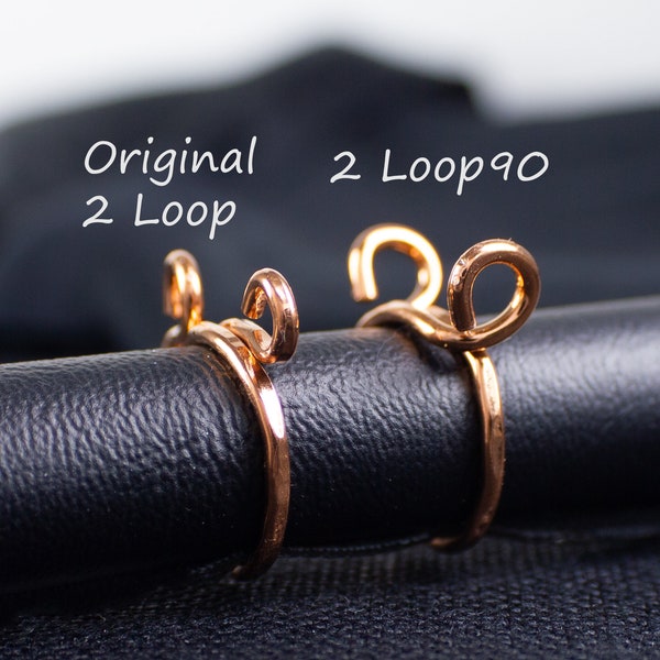 2 loop tension rings by ItsVera, original 2 loop styles for knitting & crocheting, yarn guide ring for arthritis, custom made rings for you