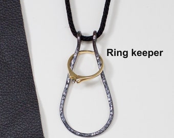 Ring holder necklace by ItsVera for all your rings so you don't misplace your ring at work or at play, slip the the ring on and off easily