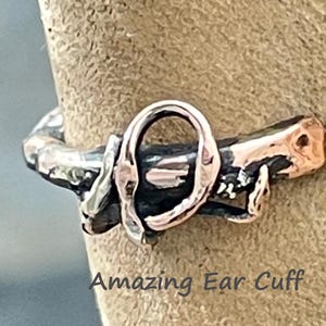 Amazing ear cuff handcrafted into timeless jewelry.  Every handmade ear cuff is beautiful, unique wearable art designed and handmade by Vera