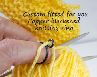 The Original Crochet Yarn Rings, Sterling Silver Rings to Help With Crochet,  Custom Made Rings, Gifts for Him, Gifts for Her, Yarn Rings 